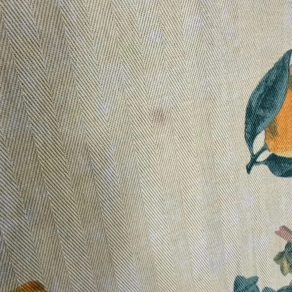 Italian Lemon Tablecloth Mediterranean Cotton Tablecloth 67x122 Made In Italy**